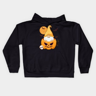 Pumpkin Gnome Cute Halloween Kids Hoodie